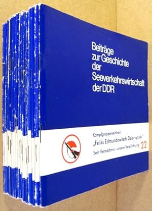 Beiträge zur Geschichte der Seeverkehrswirtschaft der DDR. 17 Hefte [insges. 23 erschienen] Heft ...