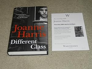 Seller image for DIFFERENT CLASS: SIGNED UK FIRST EDITION HARDCOVER WITH EVENT FLYER for sale by Books for Collectors