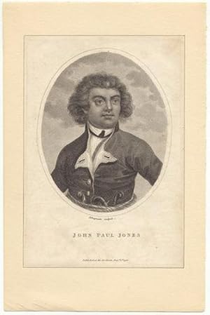 18th c. John Paul Jones Portrait Engraving