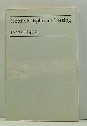 Seller image for Gotthold Ephraim Lessing 1729 / 1979 for sale by Cat's Cradle Books