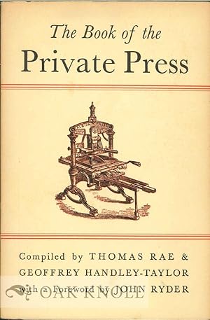 Seller image for BOOK OF THE PRIVATE PRESS, A CHECK-LIST.|THE for sale by Oak Knoll Books, ABAA, ILAB