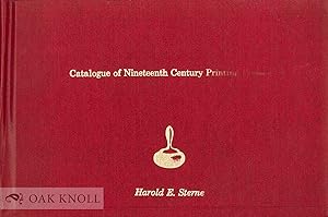 Seller image for CATALOGUE OF NINETEENTH CENTURY PRINTING PRESSES for sale by Oak Knoll Books, ABAA, ILAB