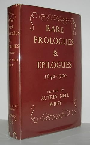 Seller image for RARE PROLOGUES & EPILOGUES 1642-1700 for sale by Evolving Lens Bookseller