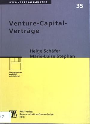 Imagen del vendedor de Venture-Capital-Vertrge; RWS-Vertragsmuster, Band 35; a la venta por books4less (Versandantiquariat Petra Gros GmbH & Co. KG)