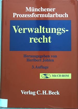 Seller image for Mnchener Prozessformularbuch; Band 7., Verwaltungsrecht. for sale by books4less (Versandantiquariat Petra Gros GmbH & Co. KG)