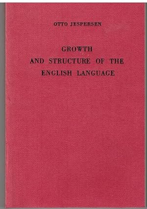 Seller image for Growth and Structure of the English Language for sale by Librairie l'Aspidistra