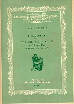 Bibliografia degli antichi cataloghi a stampa