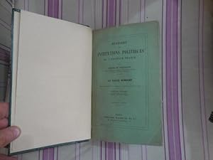 Bild des Verkufers fr Histoire des institutions politiques de l'ancienne France-La Gaule romaine. zum Verkauf von Librairie Moresi