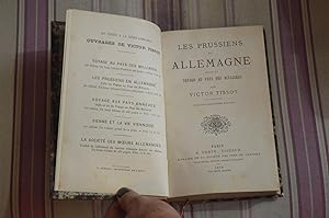 Image du vendeur pour Les prussiens en allemagne suite du Voyage au pays des milliards. mis en vente par Librairie Moresi