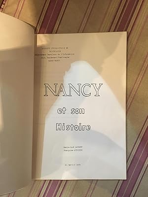 Image du vendeur pour Nancy et son histoire. mis en vente par Librairie Moresi