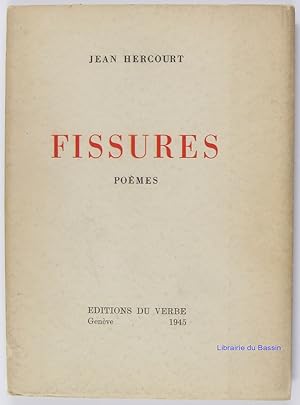 Seller image for Fissures Pomes for sale by Librairie du Bassin