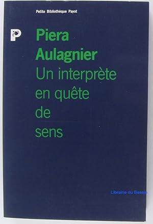 Un interprète en quête de sens