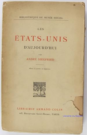 Seller image for Les Etats-Unis d'aujourd'hui for sale by Librairie du Bassin