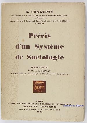 Précis d'un Système de Sociologie