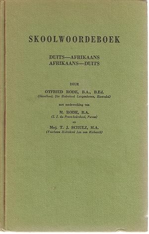 Seller image for Skoolwoordeboek Duits-Afrikaans Afrikaans-Duits for sale by Snookerybooks