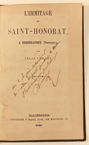 Seller image for L'Ermitage de Saint-Honorat,  Roquefavour (Provence). for sale by Librairie Jeanne Laffitte