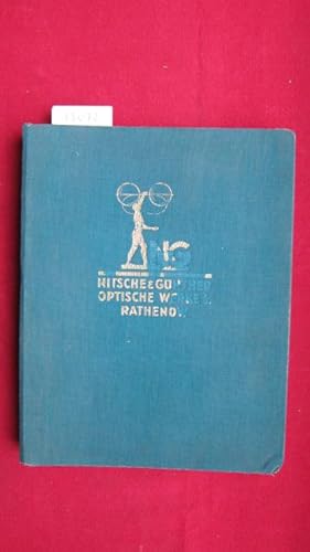 Katalog 1931 : (4 Fehlseiten + 5 fehlende Abb.!) Brillen - Klemmer - Schutz- und Berufsbrillen - ...