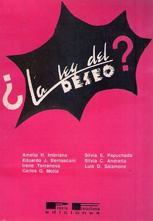 Seller image for LA LEY DEL DESEO for sale by Buenos Aires Libros