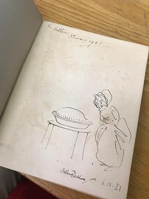A Dish Of Apples [with original signed drawing by Arthur Rackham]