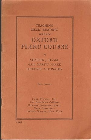 Imagen del vendedor de Teaching Music Reading with the Oxford Piano Course a la venta por Snow Crane Media