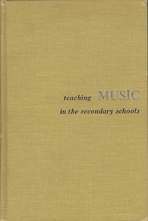Imagen del vendedor de Teaching Music in the Secondary Schools a la venta por Snow Crane Media