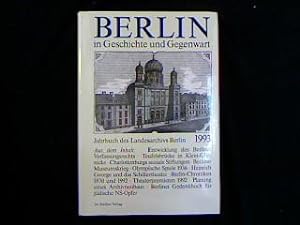 Bild des Verkufers fr Berlin in Geschichte und Gegenwart. Jahrbuch des Landesarchivs Berlin 1993. zum Verkauf von Antiquariat Matthias Drummer