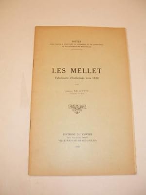 Bild des Verkufers fr LES MELLET FABRICANTS D' INDIENNES VERS 1830 zum Verkauf von LIBRAIRIE PHILIPPE  BERTRANDY