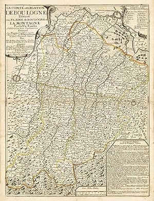 Immagine del venditore per Le Comt et Legation de Boulogne Divise en Plaine de Boulogne et la Montagne par la Via Emilia. venduto da Sergio Trippini