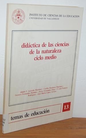 Seller image for DIDCTICA DE LAS CIENCIAS DE LA NATURALEZA. CICLO MEDIO for sale by EL RINCN ESCRITO