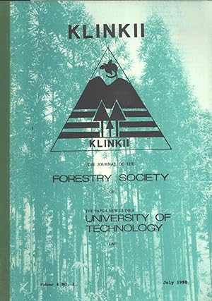 Seller image for Klinkii: The Journal of the Forestry Society of Papua New Guinea, Volume 4, Number 2 for sale by Masalai Press