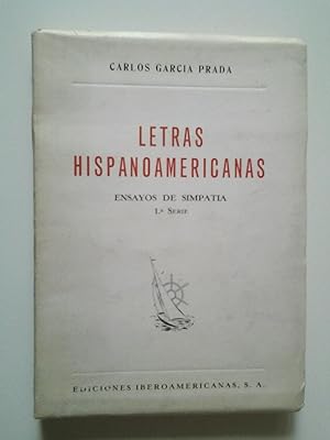 Imagen del vendedor de Letras hispanoamericanas. Ensayos de simpata. Primera serie a la venta por MAUTALOS LIBRERA
