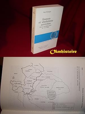 Finances et absolutisme autrichien dans la seconde moitié du XVII siècle