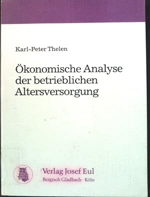 Immagine del venditore per �konomische Analyse der betrieblichen Altersversorgung. venduto da books4less (Versandantiquariat Petra Gros GmbH & Co. KG)