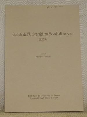 Seller image for Statuti dell'Universita medievale di Arezzo, 1255. for sale by Bouquinerie du Varis