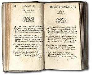 Seller image for L'Apollo. (Seguono:) L'isola della felicit&agrave;. Il giuoco degli affetti. La Corte. for sale by Libreria Antiquaria Pregliasco