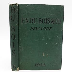 Illustrated Catalogue "E" F. N. DuBois & Co. Manufacturers of Sanitary Specialties: Brass Work, L...