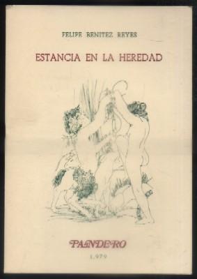 ESTANCIA EN LA HEREDAD. REVISTA DE POESIA PANDERO. Nº 5. SUPLEMENTO TERCERO. ROTA (CADIZ).