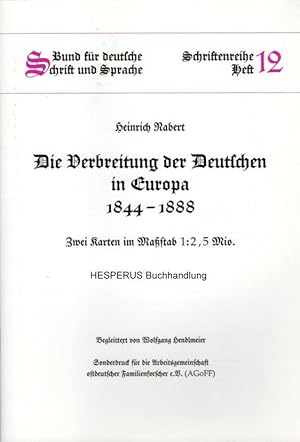 Die Verbreitung des Deutschen in Europa 1844-1888