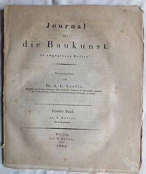 Journal für die Baukunst : In zwanglosen Heften ; 5. Band, 4. Heft