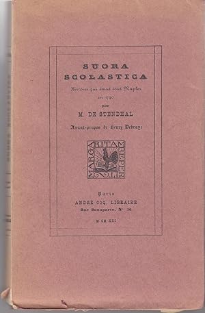 Suora Scolastica, histoire qui émut tout Naples en 1740