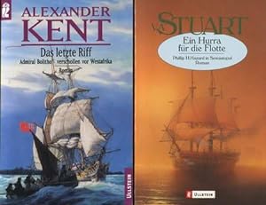 2 Bücher: Das letzte Riff. Admiral Bolitho - verschollen vor Westafrika / Ein Hurra für die Flott...