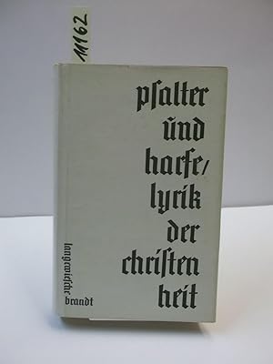 Image du vendeur pour Psalter und Harfe. Lyrik der Christenheit. mis en vente par AphorismA gGmbH