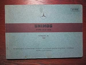 Mercedes Benz - Unimog - Type 413/416 - Catalog B für Ersatzteile - 6-sprachig - Ausgabe 1969.
