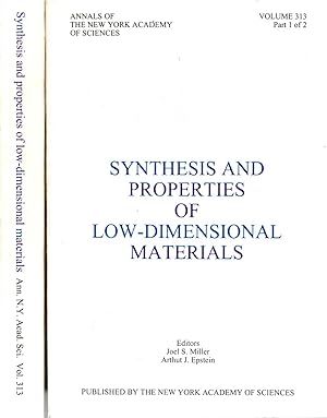 Imagen del vendedor de Synthesis and Properties of Low-Dimensional Materials (Vol. 313 Parts 1 and 2 of 2) (Annals of the New York Academy of Sciences) a la venta por Book Booth