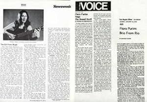 Seller image for Flora Purim Press Clippings. for sale by Wittenborn Art Books