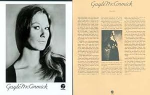 Gayle McCormick Publicity Photographs & Biographical Profiles for Fantasy Records.