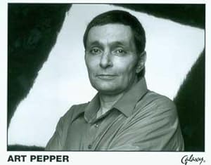 Art Pepper Publicity Photograph, for Galaxy Records.