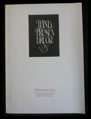 Handpressendrucke (Dokumentation Nr. 2 - Fachhochschule Hamburg Fachbereich Gestaltung)