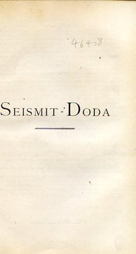 Seller image for Seismit - Doda for sale by Gilibert Libreria Antiquaria (ILAB)