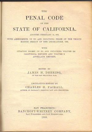 The Penal Code of California